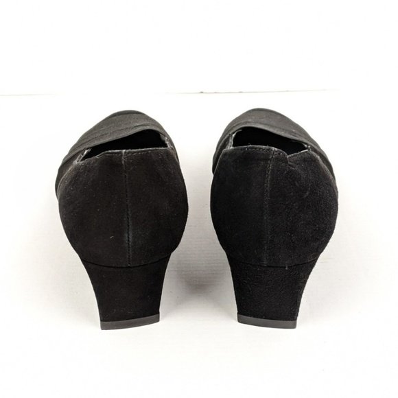 Stuart Weitzman Choked-up Suede Wedge Pump 6.5 - Picture 6 of 8